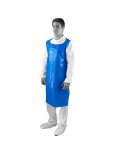 Shield A14B/200/R Blue Extra Heavy Duty Aprons on a Roll