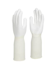 Polyco Pure Dex Nylon Palm Coated Long Cuff Inspection Glove