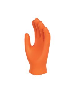 Finite Orange Grip Nitrile Powder Free Disposable Glove