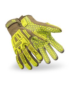 HexArmor®Rig Lizard 2030X Hi Vis Cut Resistant Impact Glove