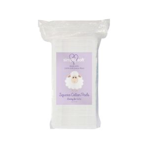 Simply Soft Baby Cotton Square Pads