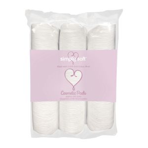 Simply Soft Round Cotton Cosmetic Pads Multipack