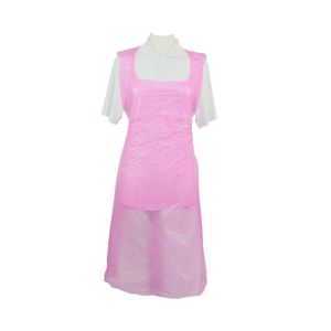 Shield A14P/R Pink Medium Duty Aprons on a Roll