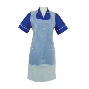 Shield A1W/R White Medium Duty Standard Length Aprons on a Roll