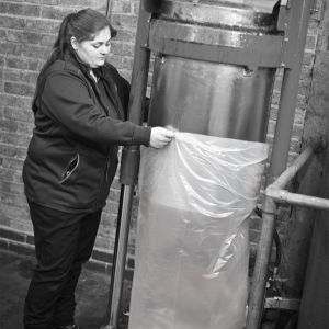 CT9996 Clear Extra Heavy Duty Compactor Sacks (150L)