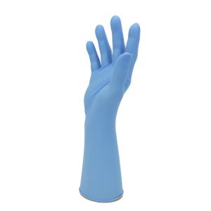 Nitrex Extra Length Long Cuff Blue Nitrile Powder Free Glove