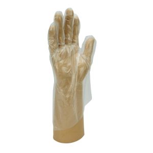 Shield GD55 Clear Embossed Polythene Disposable Glove