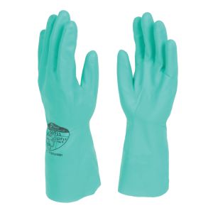 Shield GI/F11 Green Nitrile Industrial Glove (0.38mm, 30cm)