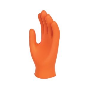 Finite Orange Grip Nitrile Powder Free Disposable Glove