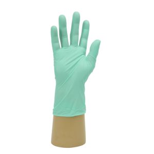 HandSafe GN67 Green Stretch Vinyl Powder Free Aloe Vera Coated Exam Glove