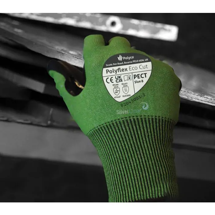 Polyflex® ECO Cut | Resistant Palm Foamed Polyco Healthline Coated Glove Nitrile