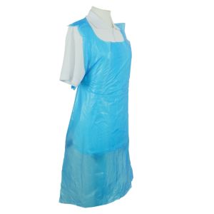 A2B/R Shield® Blue Standard Length Disposable Aprons on a Roll