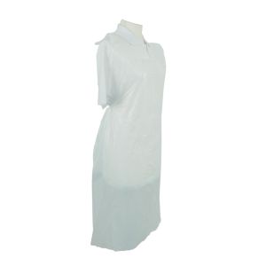 A2W/R Shield® White Standard Length Disposable Aprons on a Roll