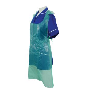 A7/G Shield® Green Extra Heavy Duty Extra Long Aprons in a Pack