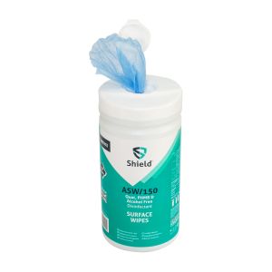 ASW/150 Shield® PHMB & Alcohol Free Disinfectant Wipes (150)