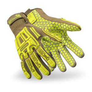 HexArmor®Rig Lizard 2030X Hi Vis Cut Resistant Impact Glove