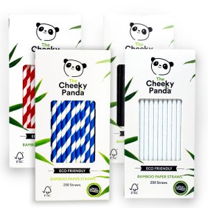 The Cheeky Panda Bamboo Straws 6mm (Pack)