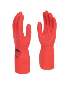 Pura™ Red Nitrile Flocklined Glove