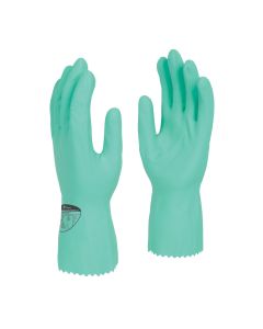 Optima™ Green 30cm Mediumweight Natural Rubber Flock Lined Glove