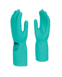 Pura™ Green Nitrile Flocklined Glove