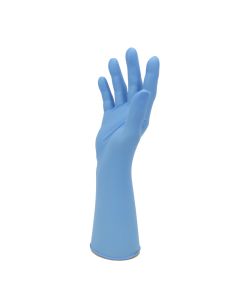 Nitrex Extra Length Long Cuff Blue Nitrile Powder Free Glove