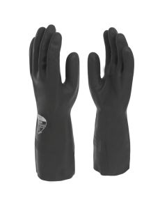Shield® 33cm Industrial Black Rubber Glove