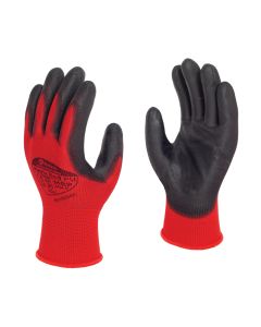 Matrix® Red PU Palm Coated Glove