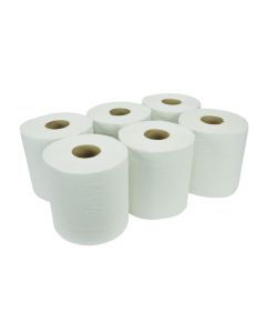 Fine Touch 2ply White Centre Feed Roll (170mm x 150m)