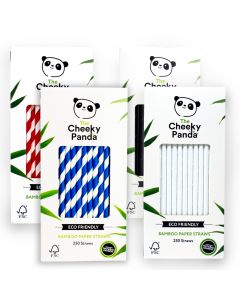 The Cheeky Panda Bamboo Straws 6mm (Pack)